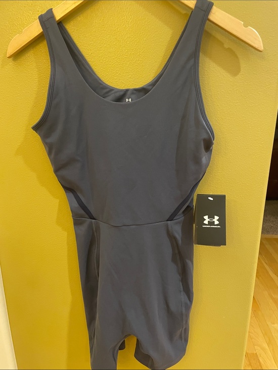 Under Armour Pants - NWT Under Armour Dark Gray Performance Athletic Romper